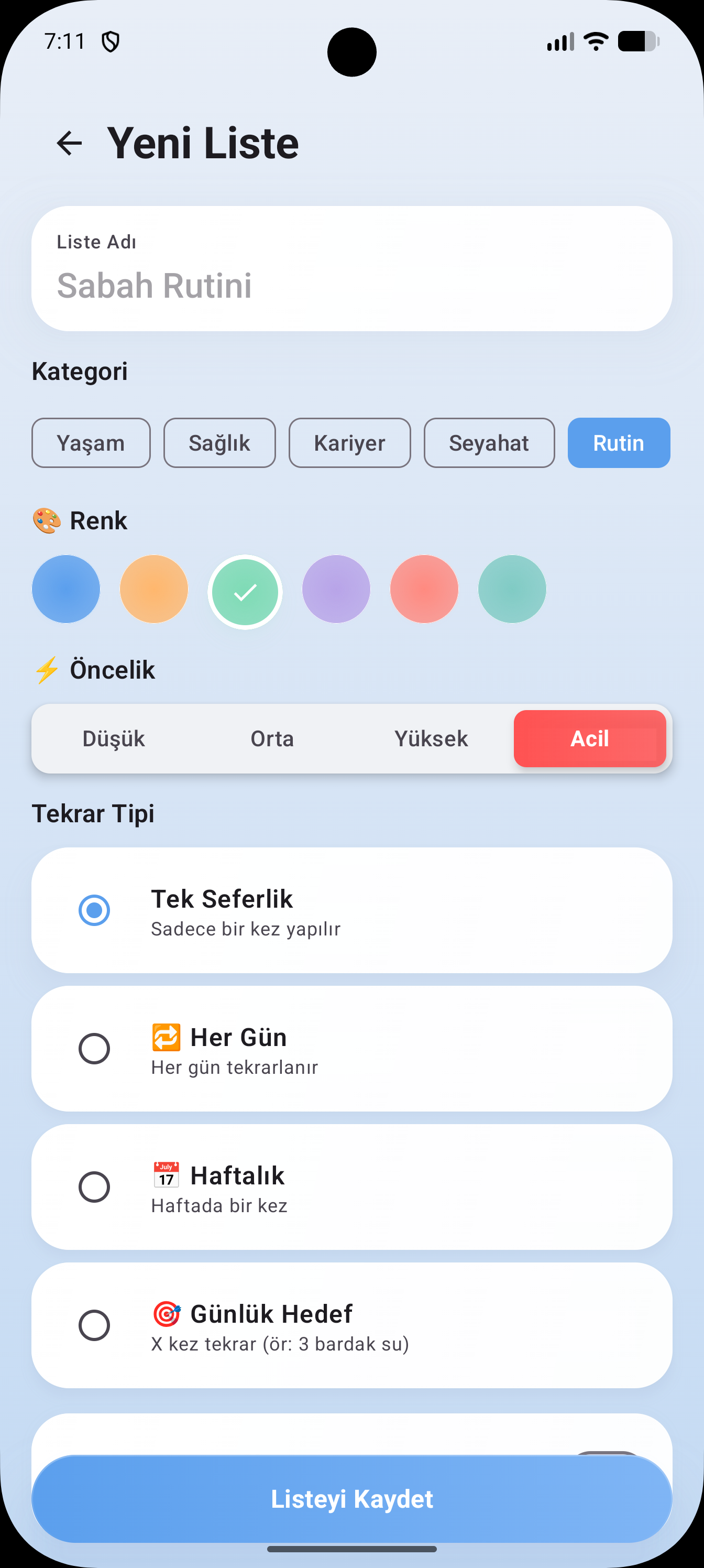 Alışkanlık Takibi